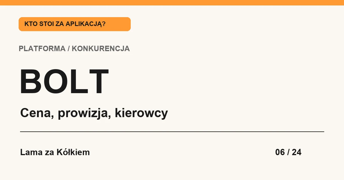 Grafika redakcyjna: Cena, prowizja, kierowcy